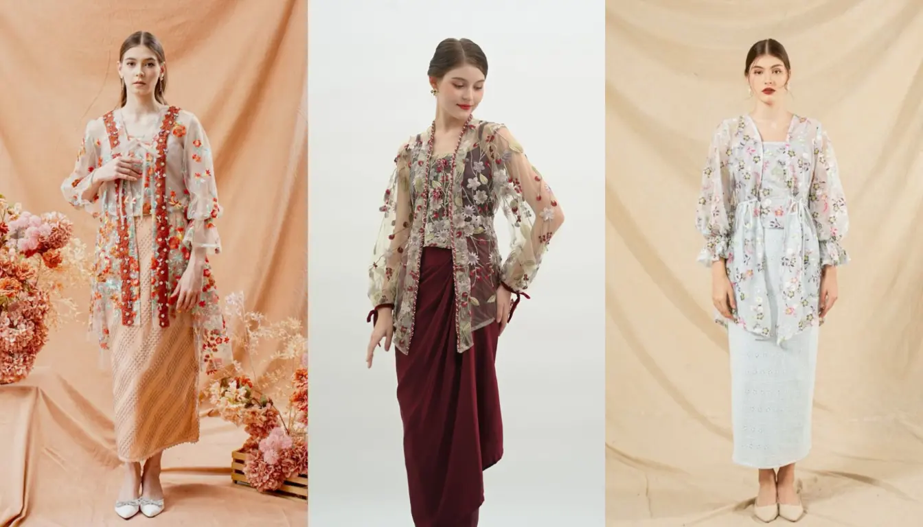 Model Kebaya Floral Model Kebaya Floral