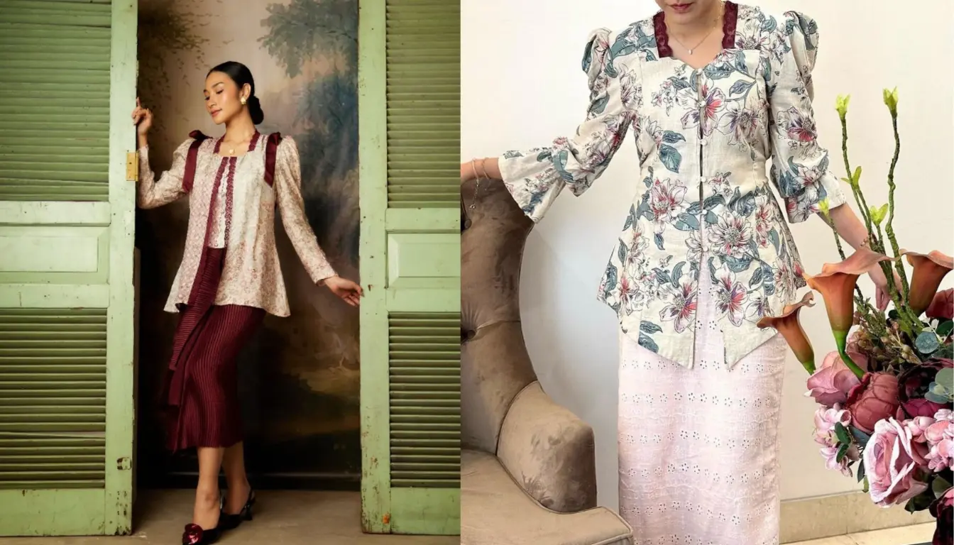 Model Kebaya Modern Simple Model Kebaya Modern Simple