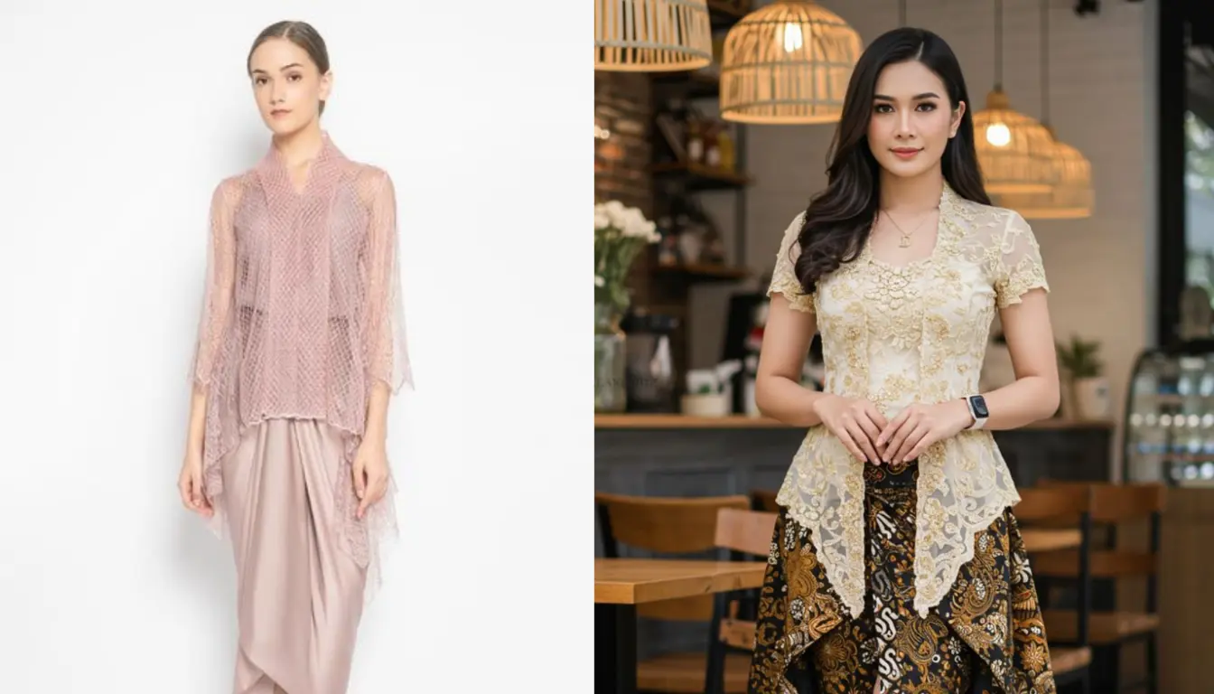 Model Kebaya Modern Simple Asimetris Model Kebaya Modern Simple Asimetris