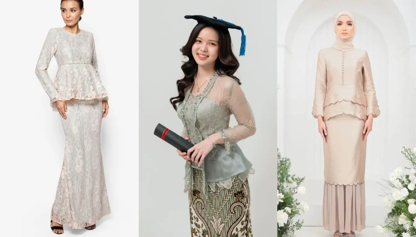 Model Kebaya Modern Simple Peplum Model Kebaya Modern Simple Peplum