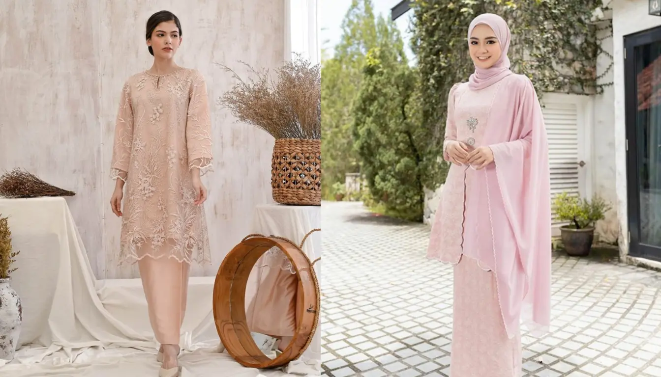 Model Kebaya Modern Simple Tunik Model Kebaya Modern Simple Tunik