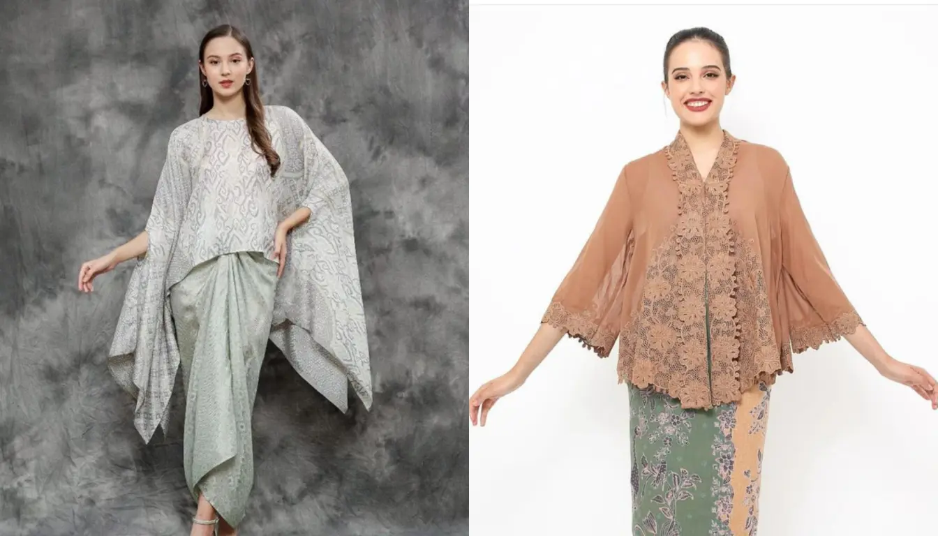 Model Kebaya Simple tapi Mewah Batwing Model Kebaya Simple tapi Mewah Batwing