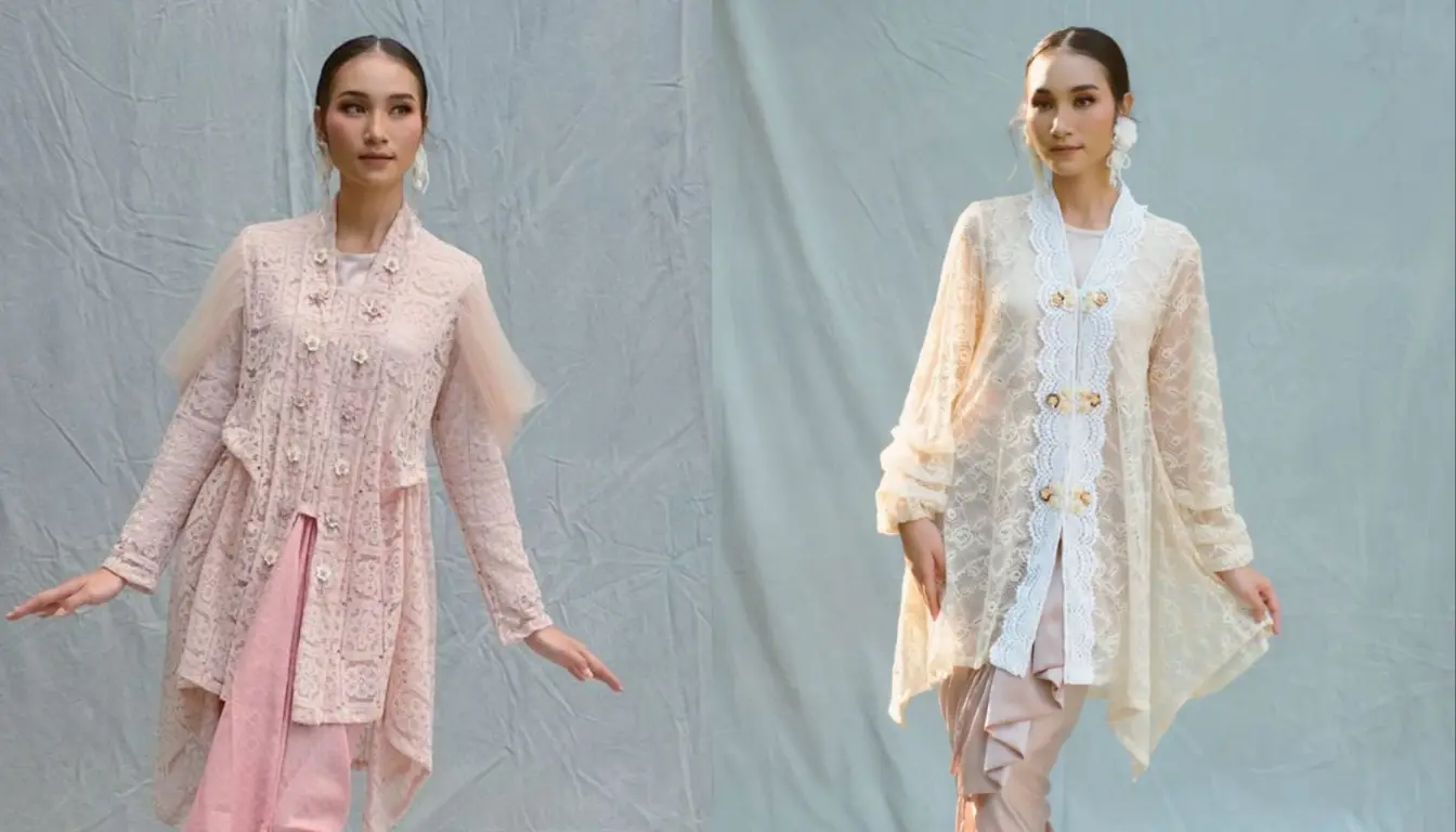Model Kebaya Simple tapi Mewah Encim Brokat Model Kebaya Simple tapi Mewah Encim Brokat