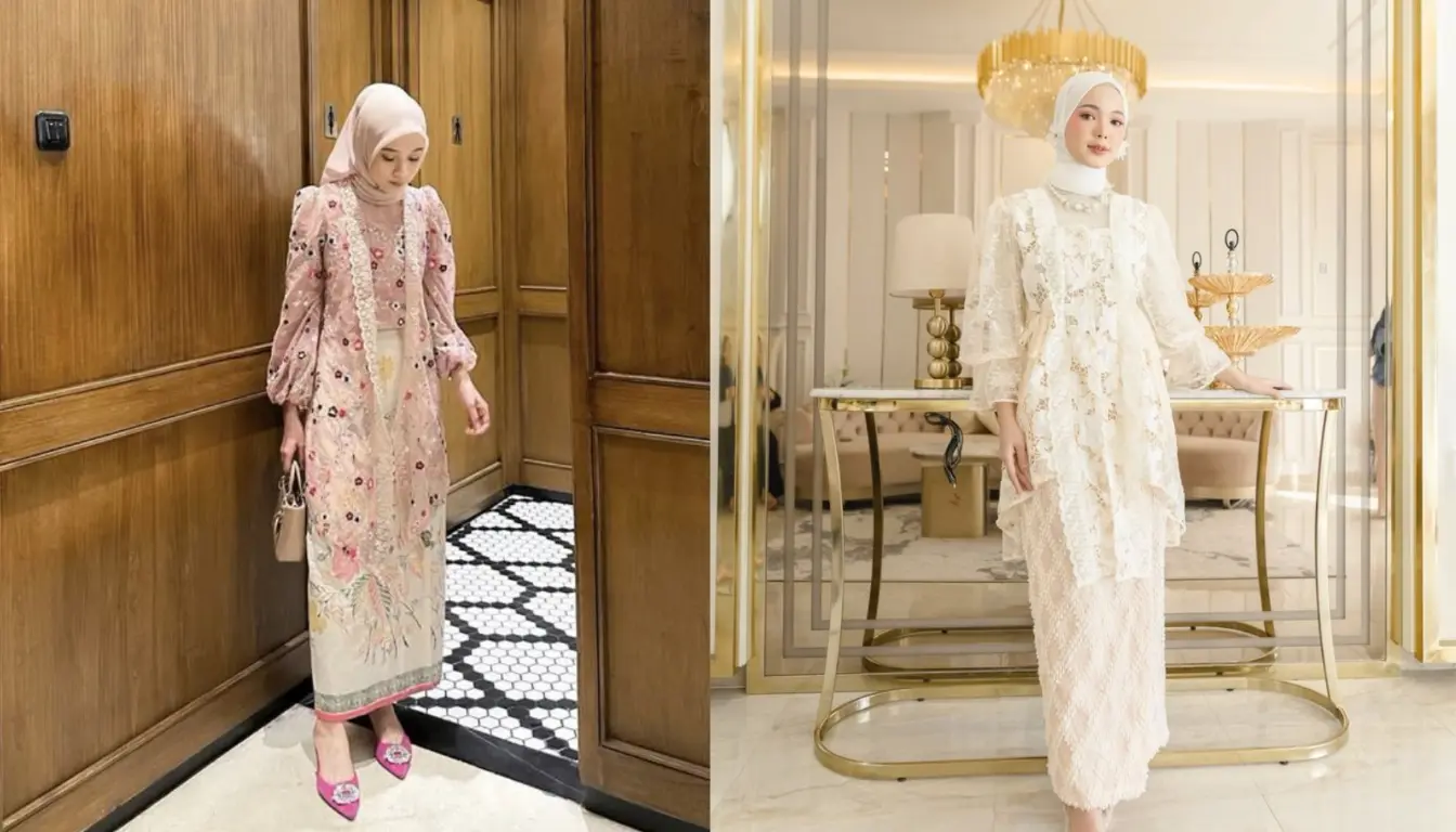 Model Kebaya Simple tapi Mewah Motif Floral Model Kebaya Simple tapi Mewah Motif Floral