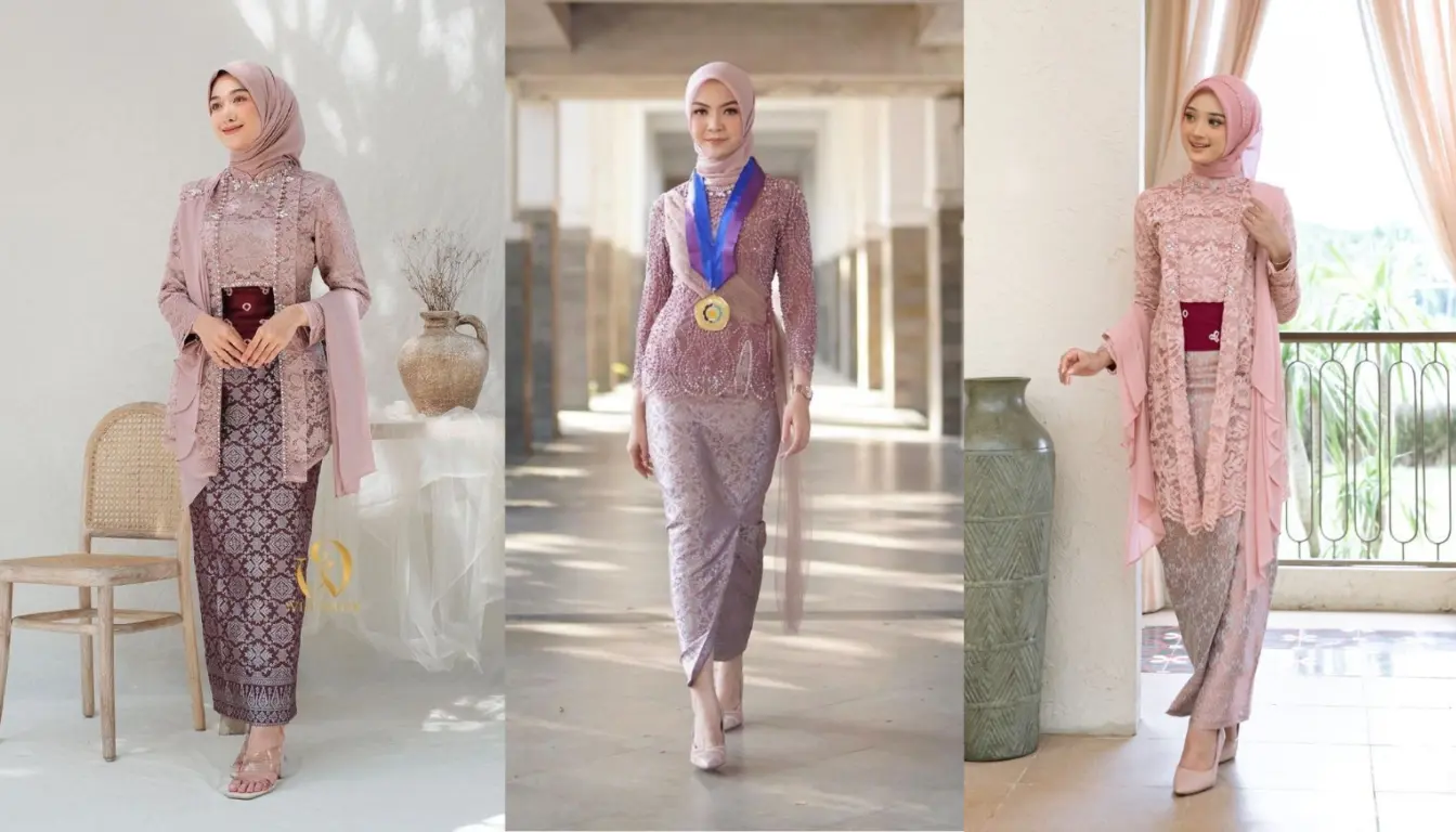 Model Kebaya Simple tapi Mewah untuk Wisuda Model Kebaya Simple tapi Mewah untuk Wisuda