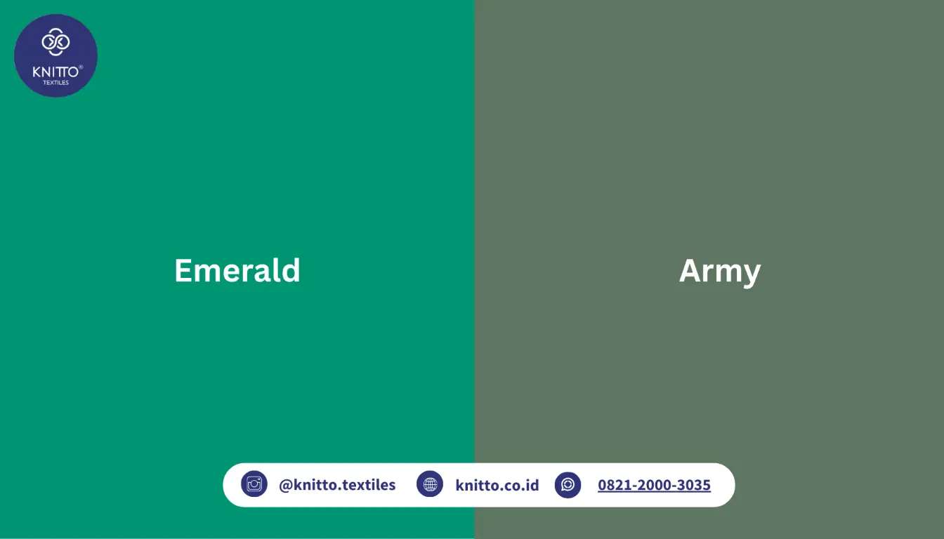 Perbedaan Emerald dan Army Perbedaan Emerald dan Army