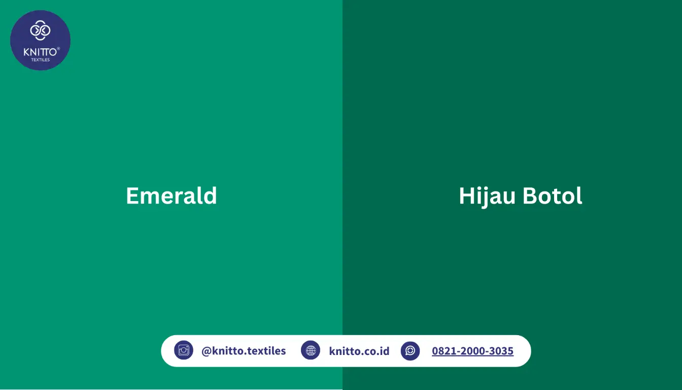 Perbedaan Emerald dan Hijau Botol Perbedaan Emerald dan Hijau Botol