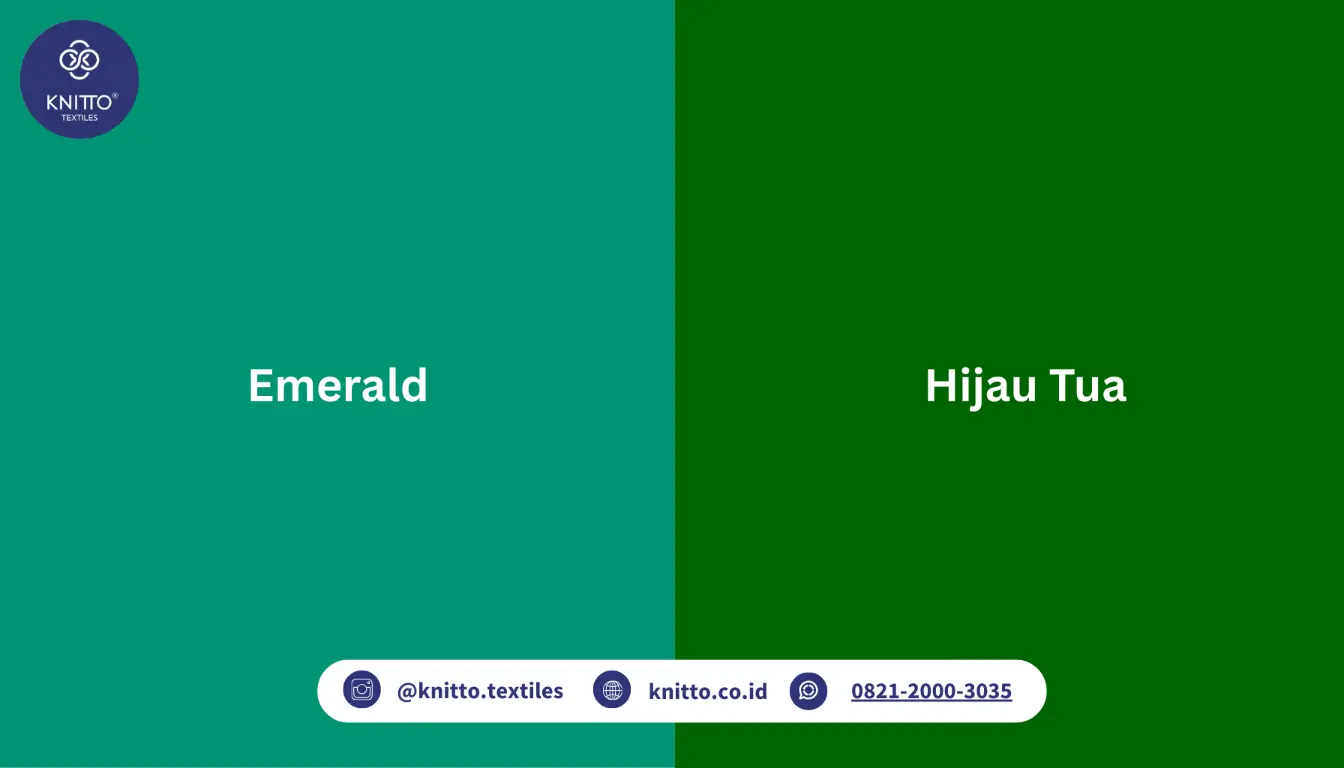 Perbedaan Emerald dan Hijau Tua Perbedaan Emerald dan Hijau Tua