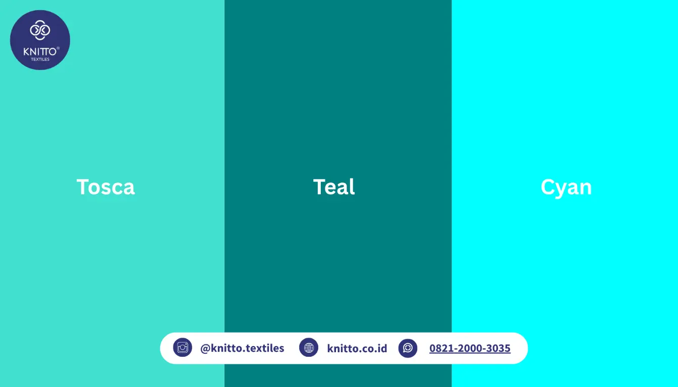 Perbedaan Tosca dengan Warna Serupa Perbedaan Tosca dengan Warna Serupa