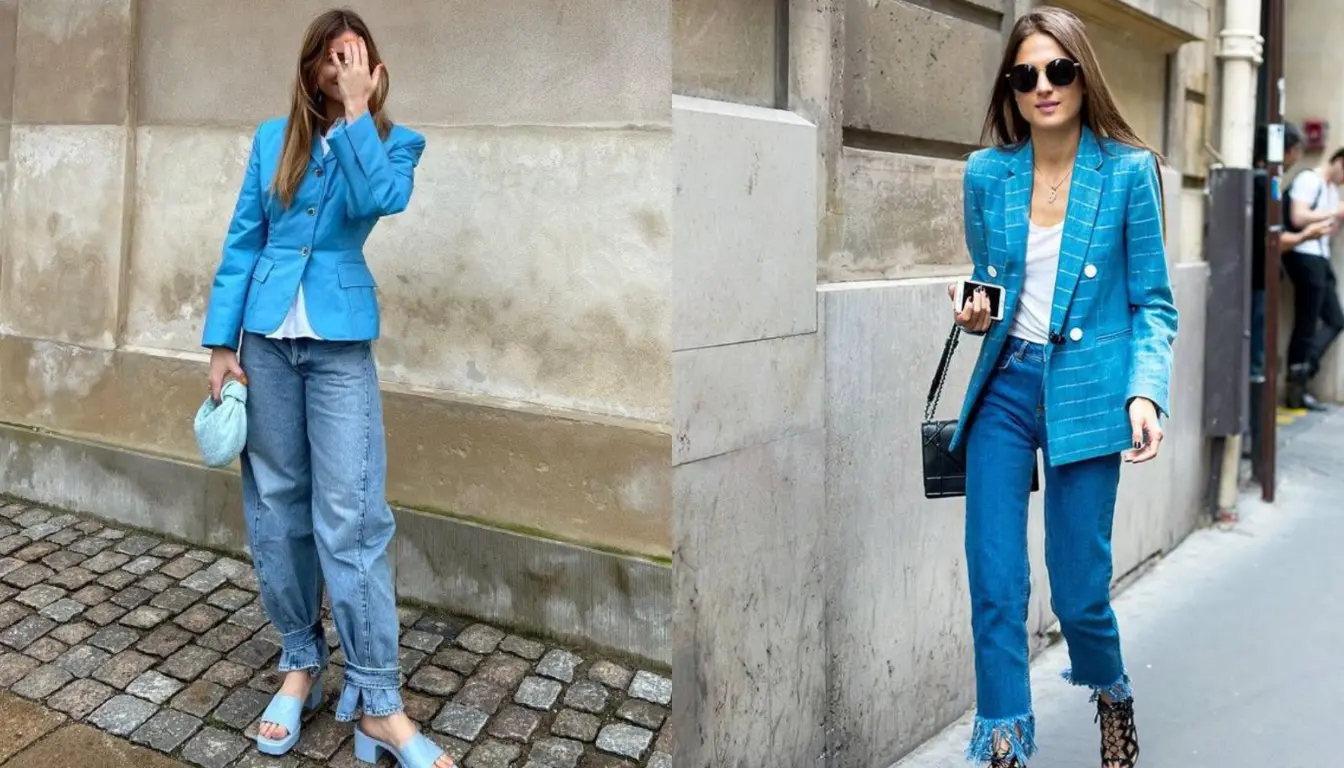 Perpaduan Cyan dan Denim Blue Perpaduan Cyan dan Denim Blue