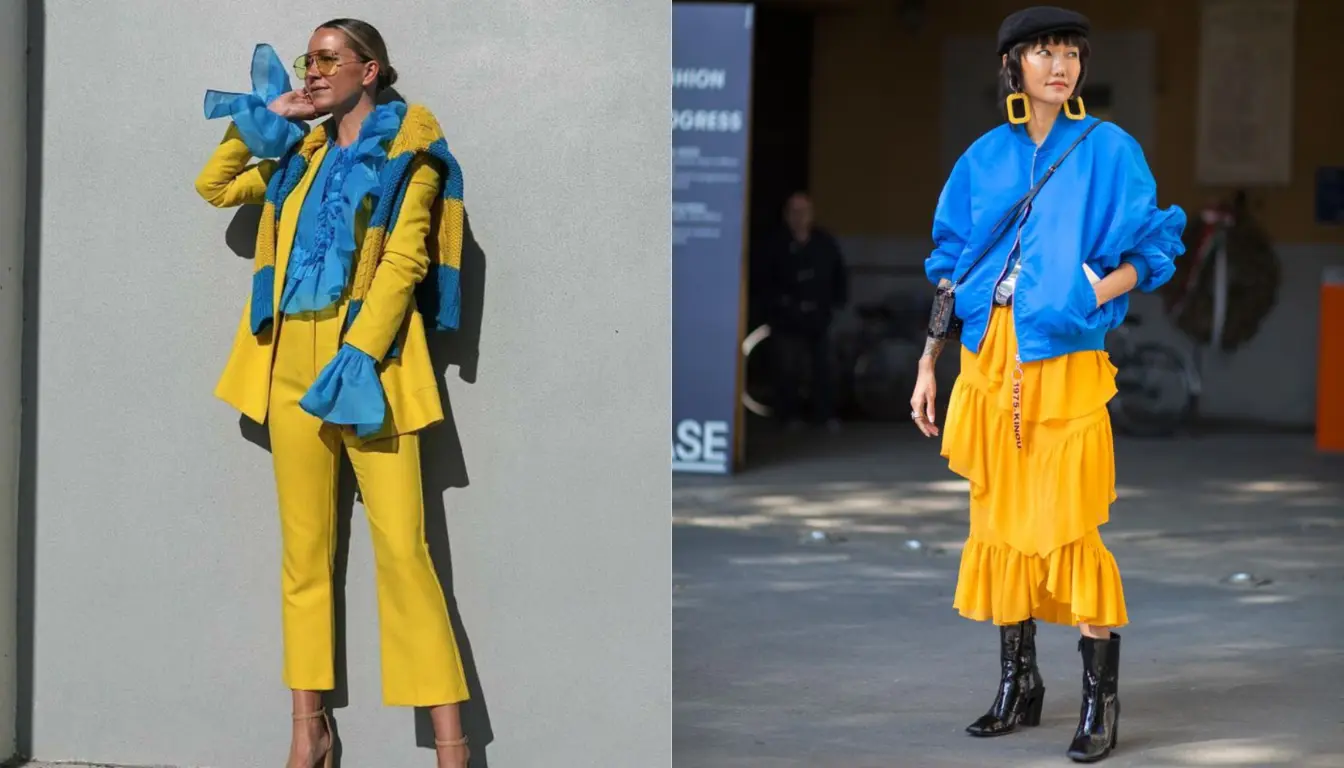 Perpaduan Cyan dan Mustard Perpaduan Cyan dan Mustard