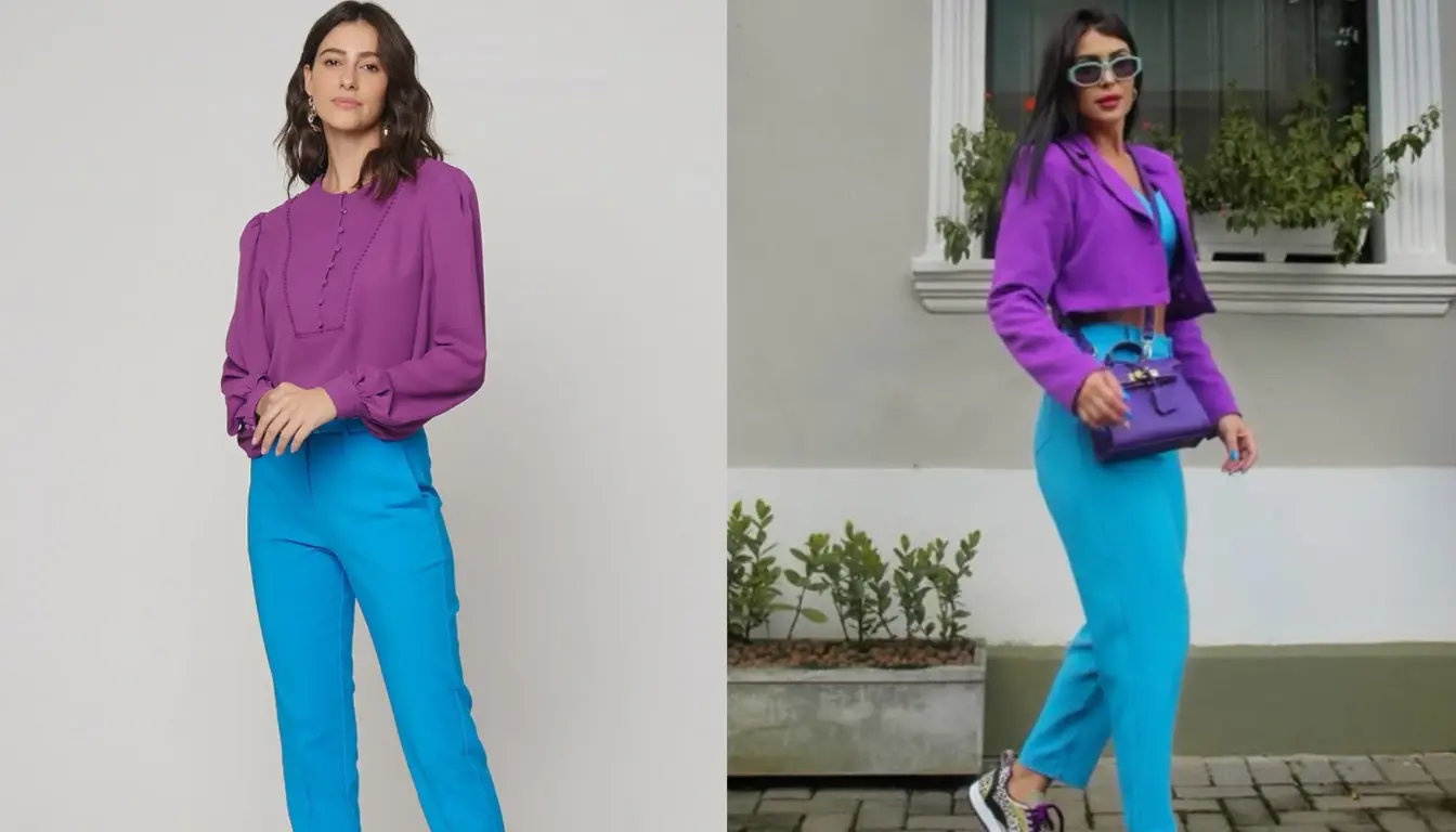 Perpaduan Cyan dan Ungu Perpaduan Cyan dan Ungu