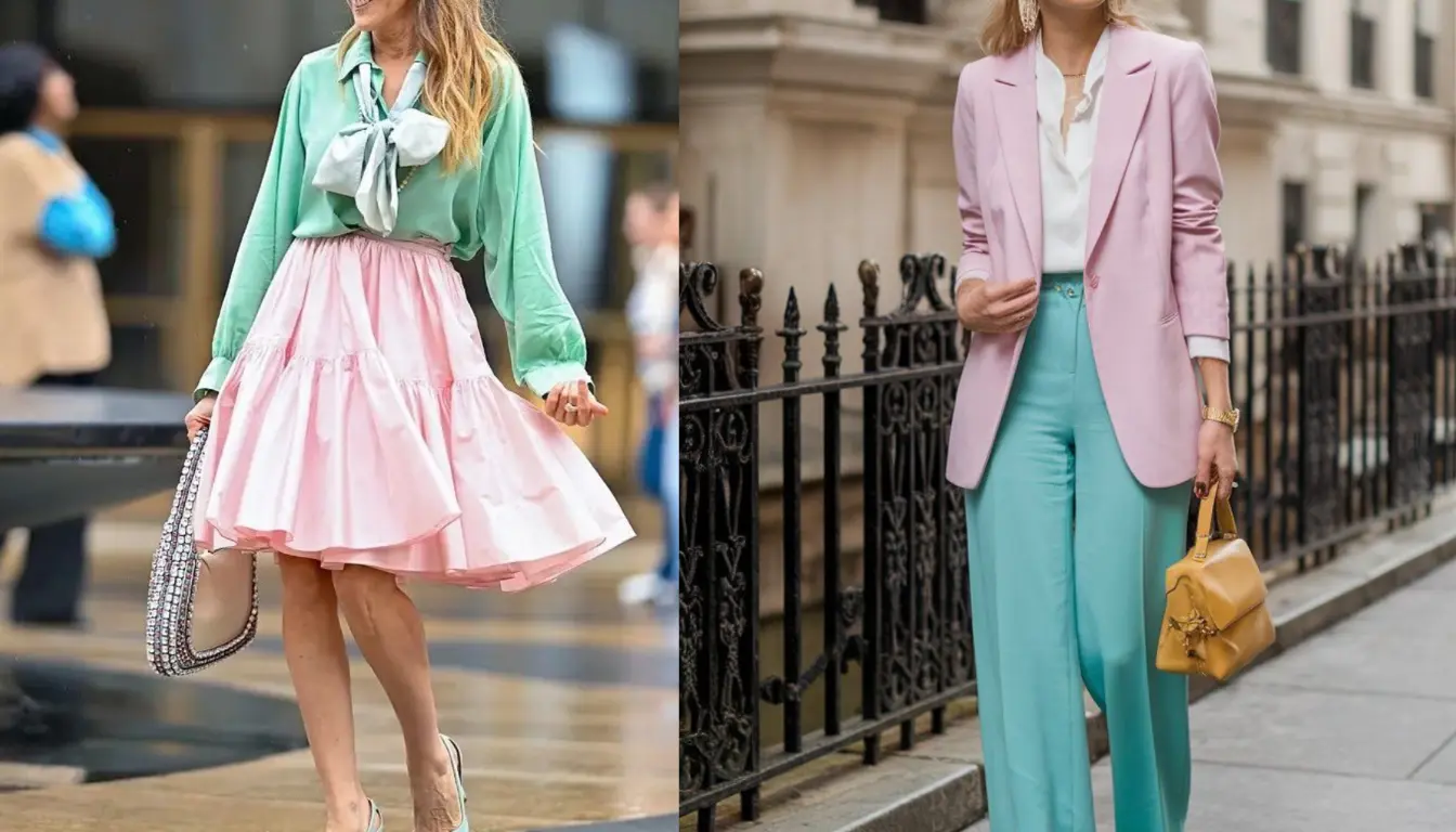 Perpaduan Tosca dan Baby Pink Perpaduan Tosca dan Baby Pink