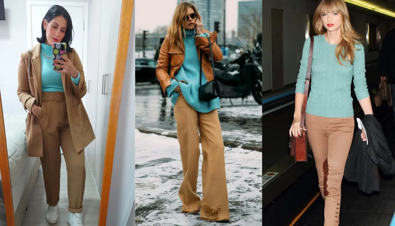 Perpaduan Tosca dan Coklat Perpaduan Tosca dan Coklat