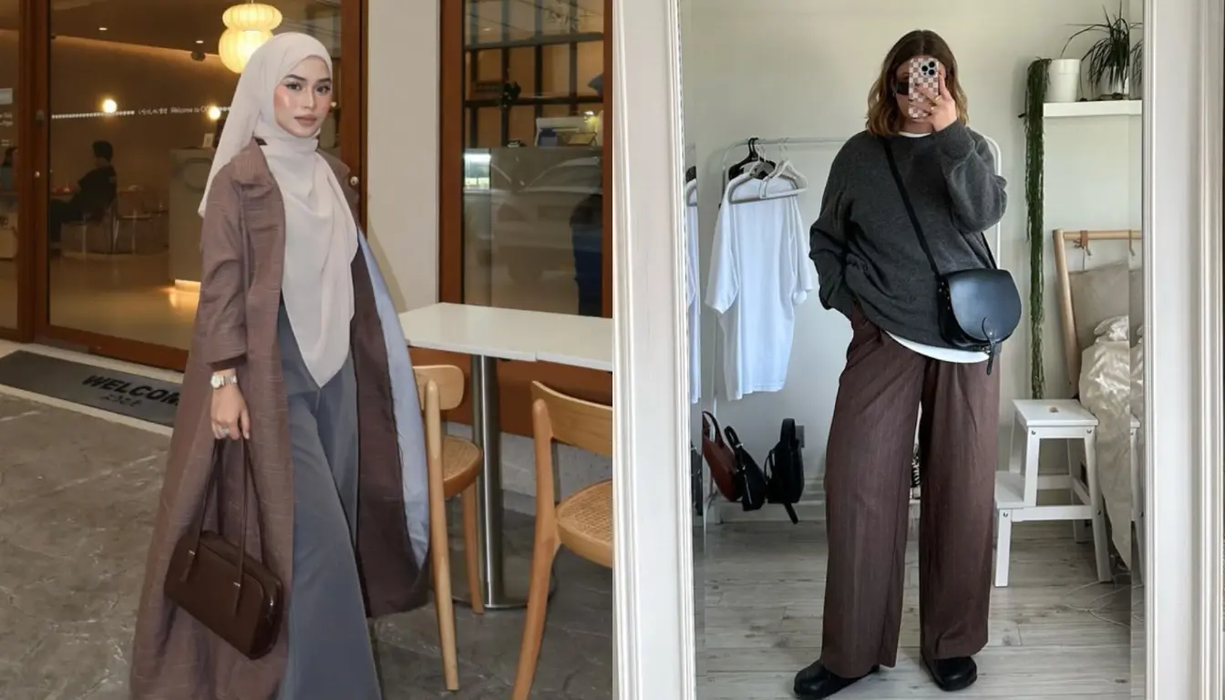 Perpaduan Warna Charcoal dan Coklat Tua Perpaduan Warna Charcoal dan Coklat Tua
