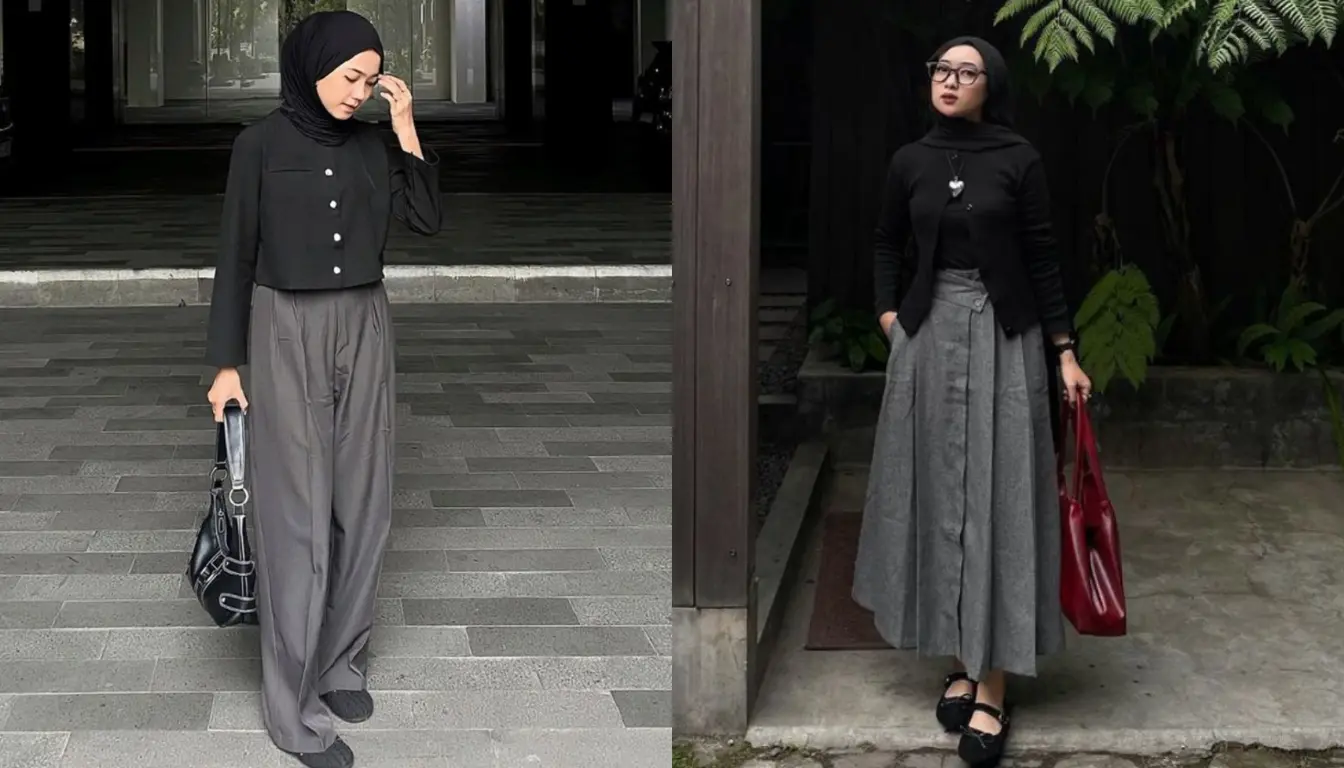 Perpaduan Warna Charcoal dan Hitam Perpaduan Warna Charcoal dan Hitam