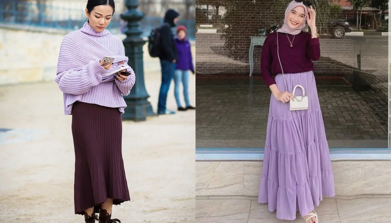 Warna Plum Cocok dengan Warna Apa Padukan dengan Lilac