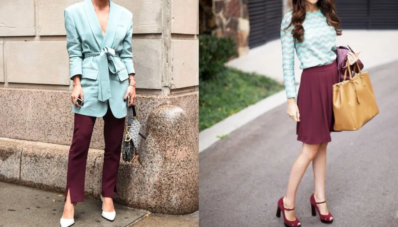 Warna Plum Cocok dengan Warna Apa Padukan dengan Tosca