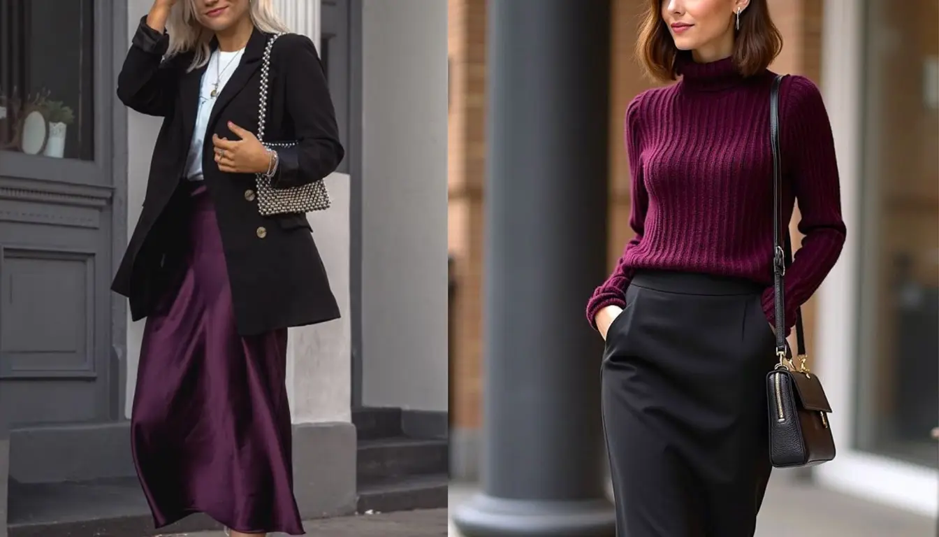Warna Plum Cocok dengan Warna Apa Plum dan Hitam