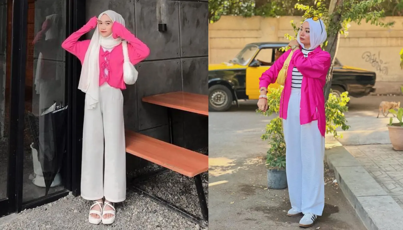 Baju Pink Fanta Cocok dengan Jilbab Warna Apa? Coba Warna Putih Baju Pink Fanta Cocok dengan Jilbab Warna Apa? Coba Warna Putih
