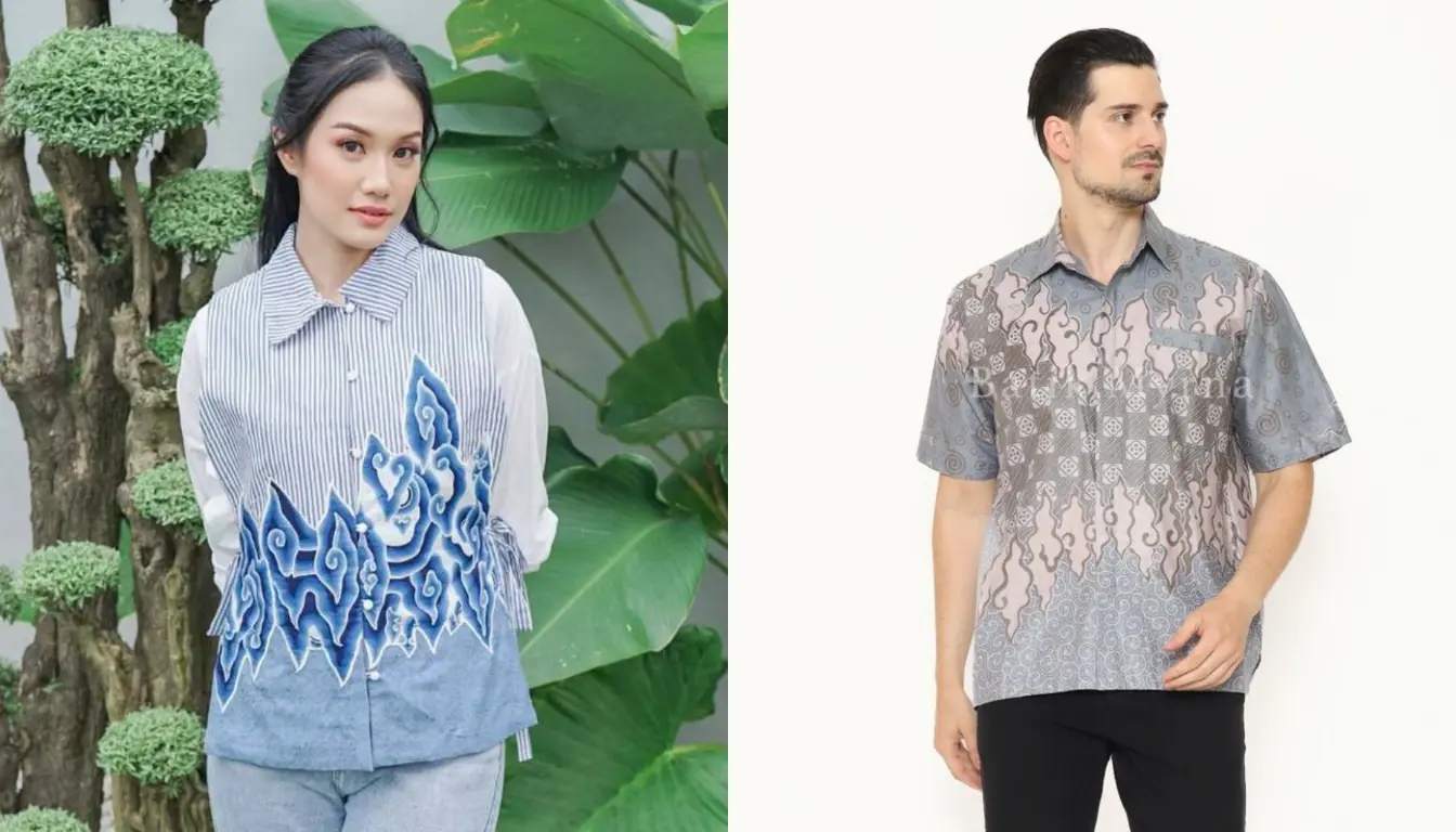 Kemeja Motif Mega Mendung Kemeja Motif Mega Mendung