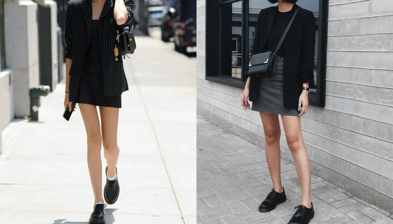 Mix and Match Docmart dengan Blazer Mix and Match Docmart dengan Blazer