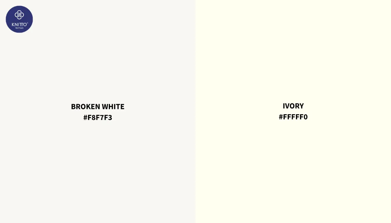 Perbedaan Broken White dan Ivory Perbedaan Broken White dan Ivory