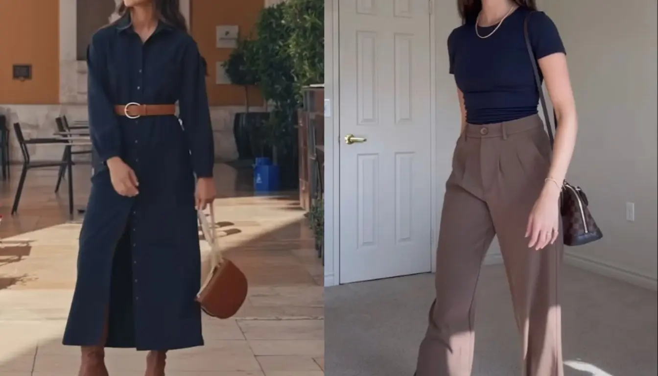 Perpaduan Almond dan Navy Perpaduan Almond dan Navy