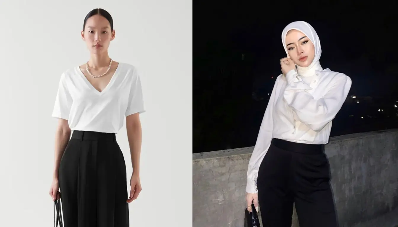 Perpaduan Broken White dan Hitam Perpaduan Broken White dan Hitam