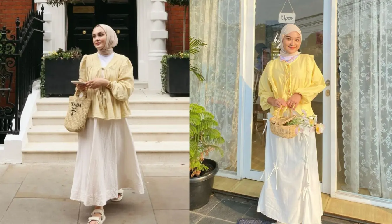 Perpaduan Broken White dan Kuning Perpaduan Broken White dan Kuning