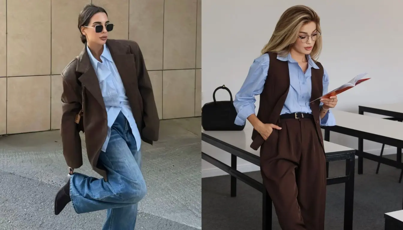 Perpaduan Espresso dan Biru Langit Perpaduan Espresso dan Biru Langit