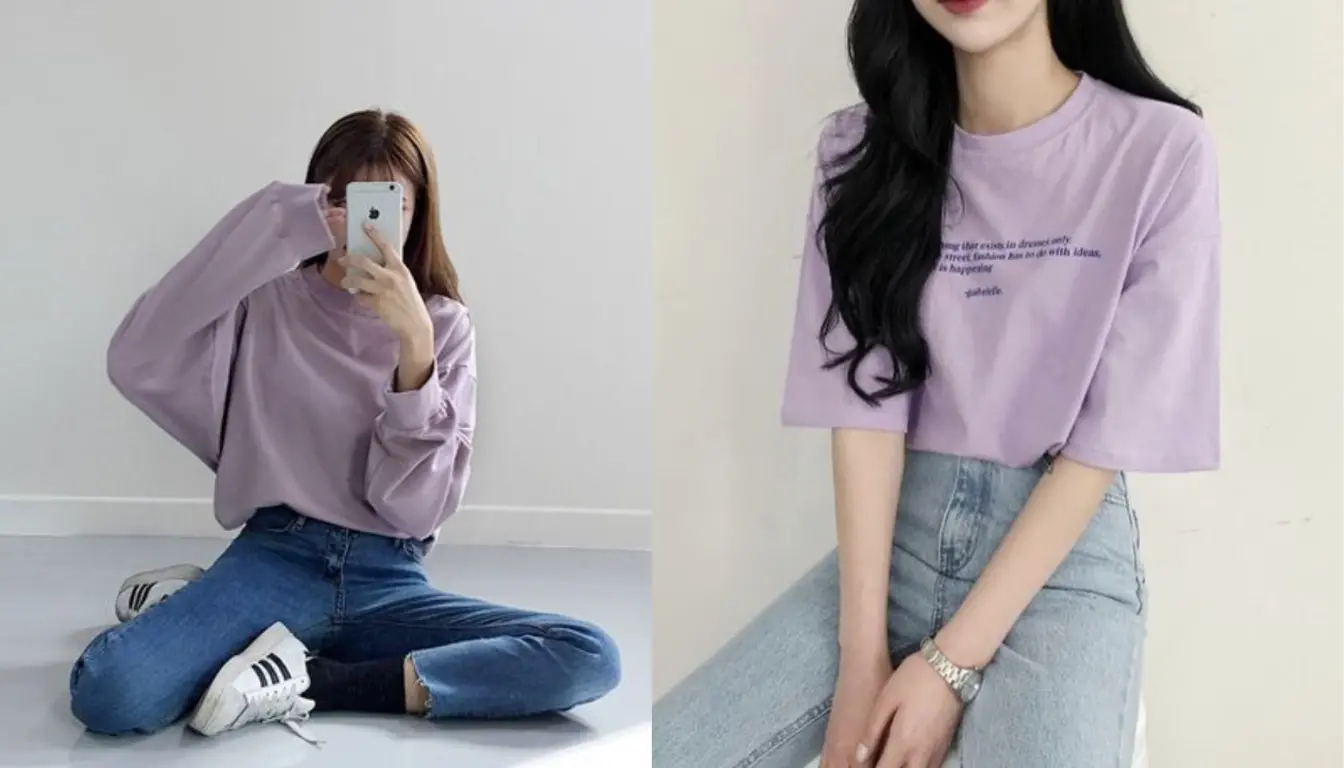 Perpaduan Taro dan Denim Perpaduan Taro dan Denim