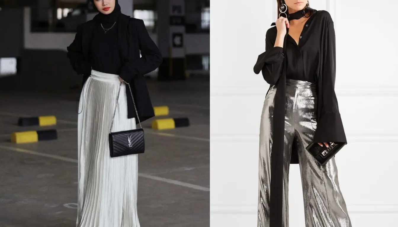 Perpaduan Warna Silver dan Hitam Perpaduan Warna Silver dan Hitam