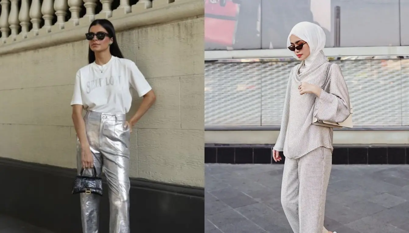 Perpaduan Warna Silver dan Putih Perpaduan Warna Silver dan Putih