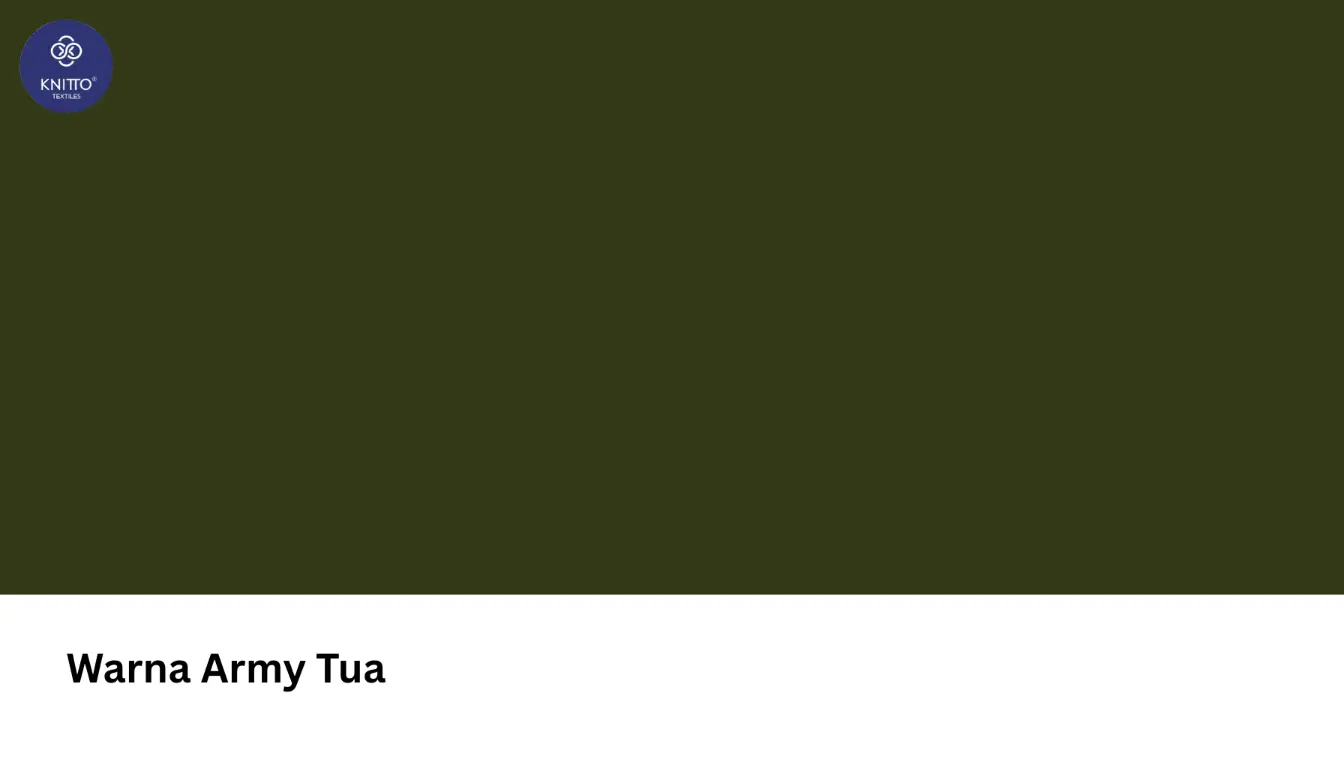 Warna Army Tua Warna Army Tua