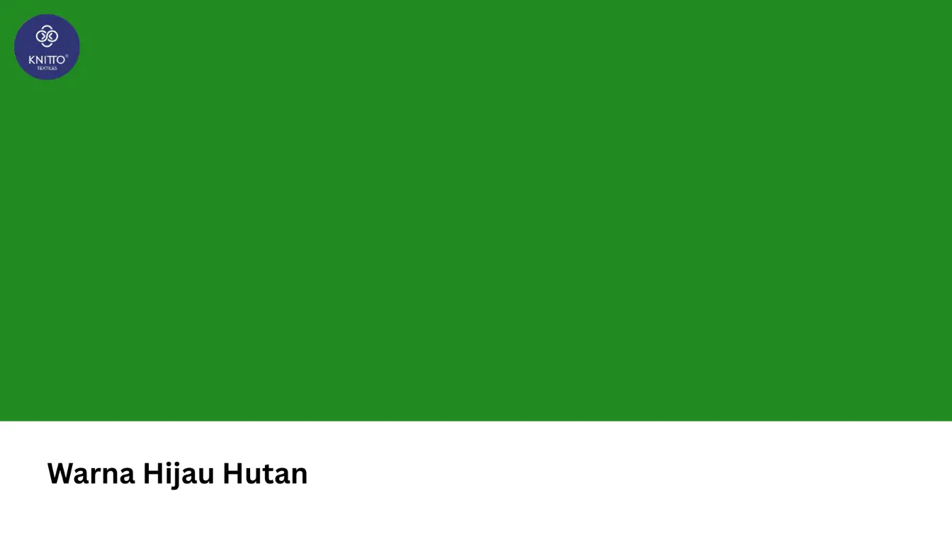 Warna Hijau Hutan Warna Hijau Hutan