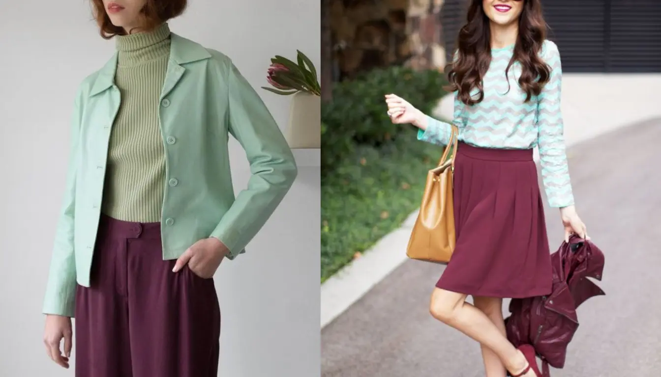 Warna Mint Cocok dengan Warna Apa Coba Warna Burgundy Warna Mint Cocok dengan Warna Apa? Coba Warna Burgundy