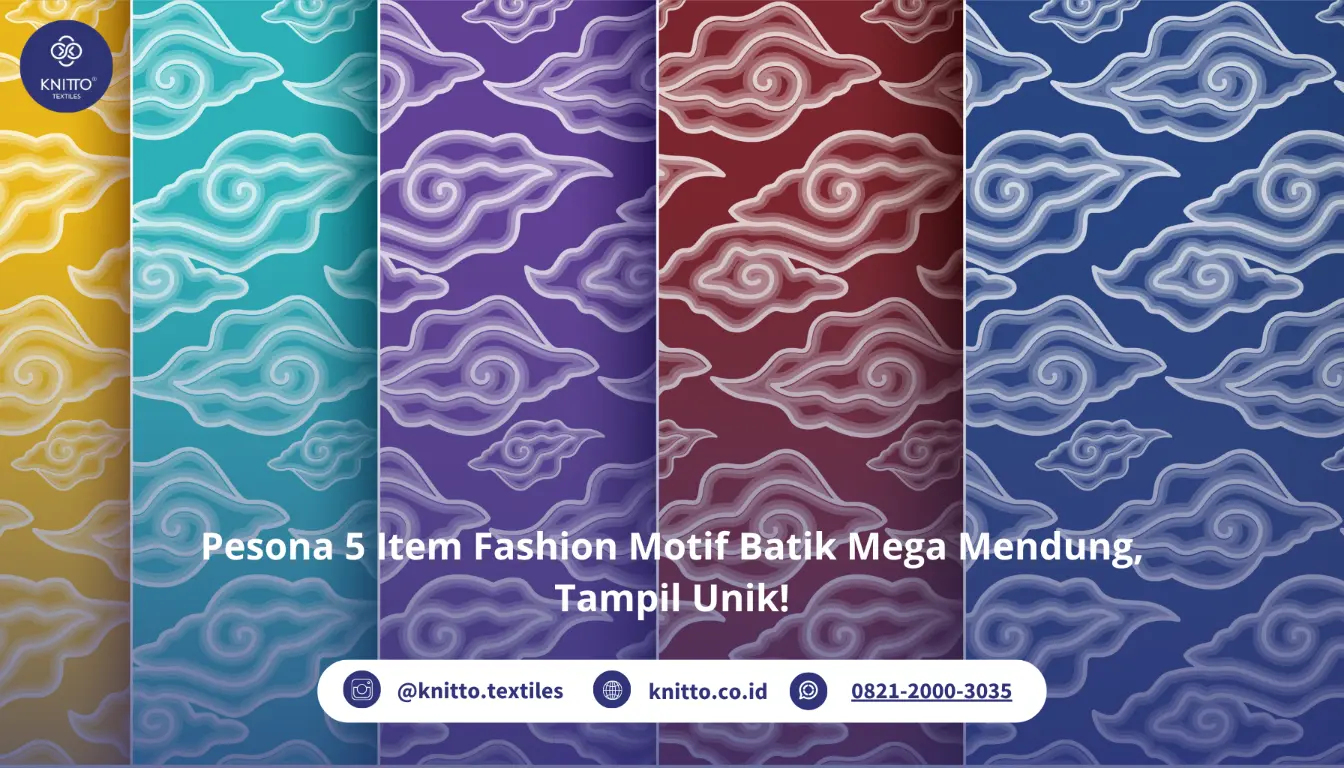 Pesona 5 Item Fashion Motif Batik Mega Mendung, Tampil Unik Pesona 5 Item Fashion Motif Batik Mega Mendung, Tampil Unik