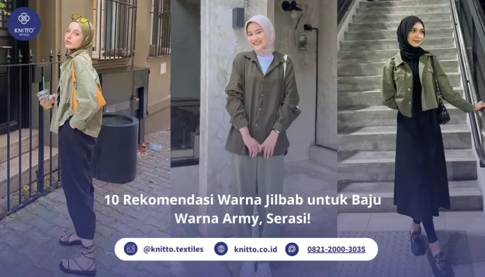 Baju Warna Army Cocok dengan Jilbab Warna Apa? Intip 10 Inspirasinya