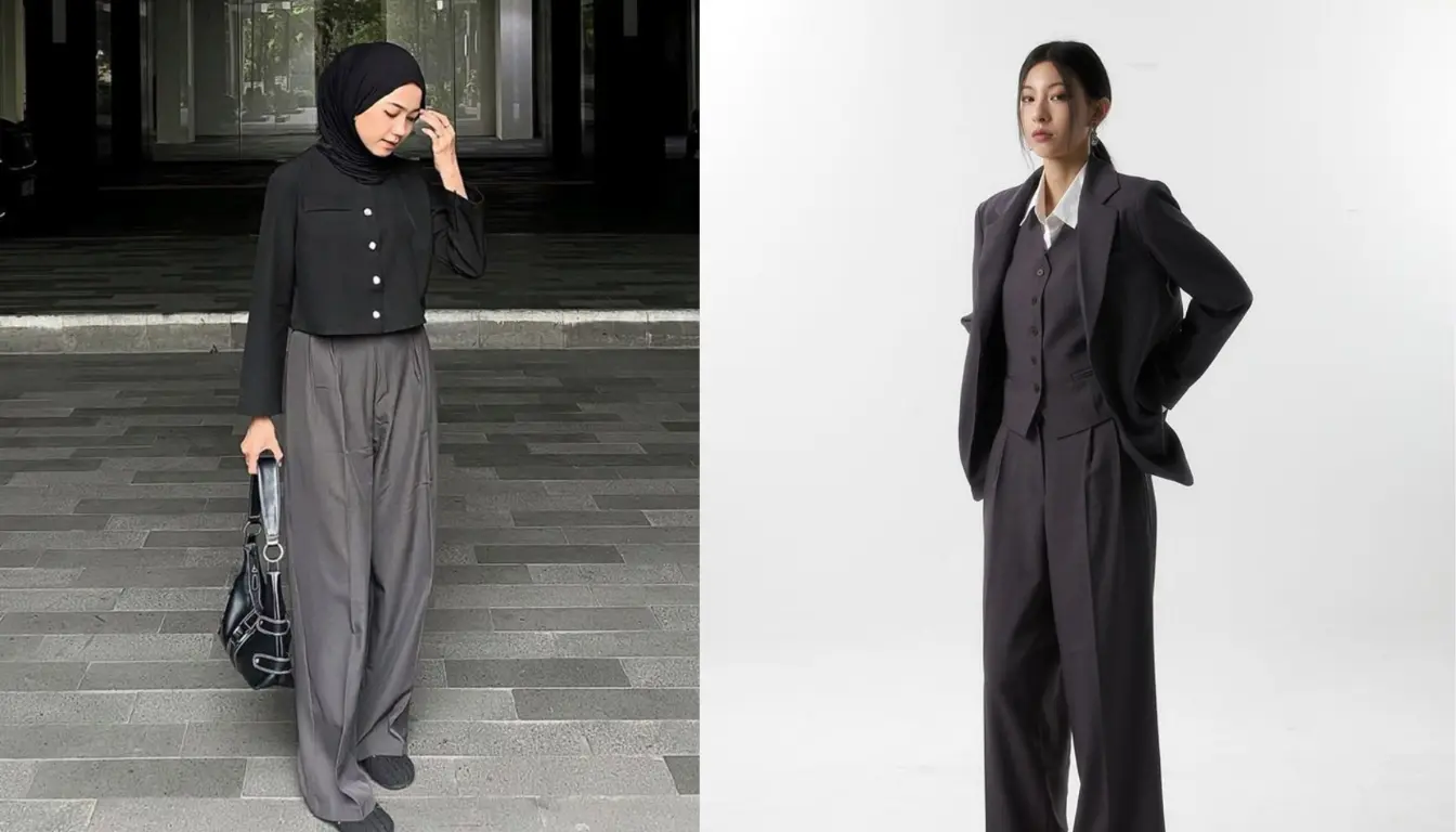 Mix and Match Dark Grey dan Abu Abu Muda