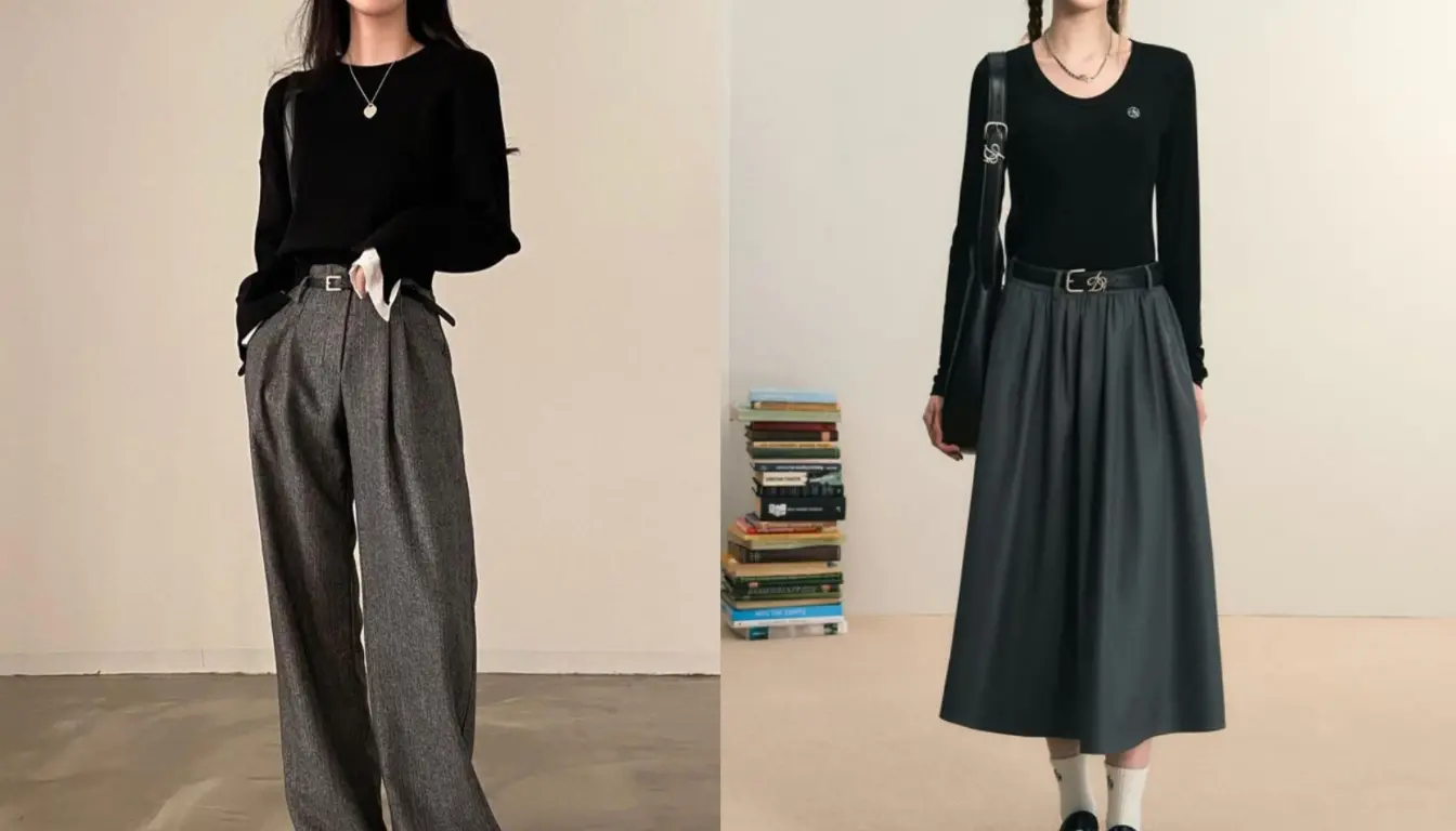 Mix and Match Dark Grey dan Hitam