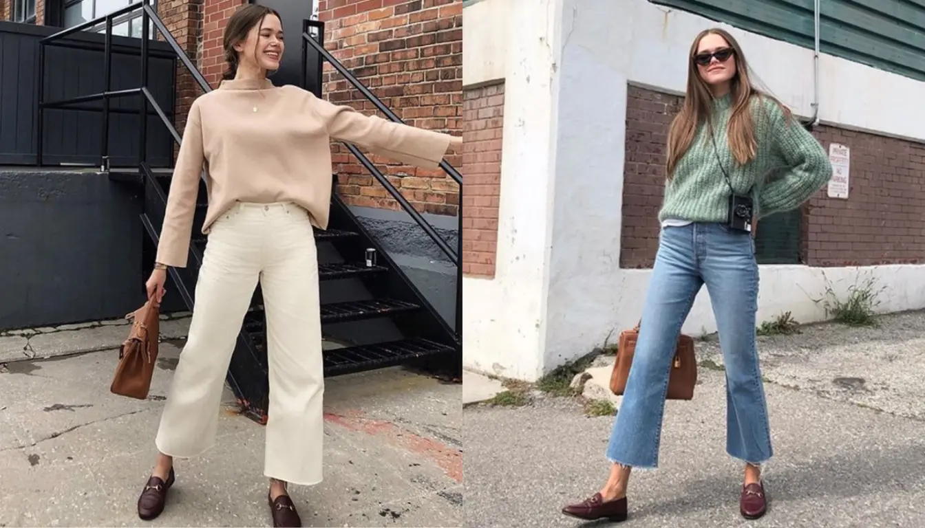 Mix and Match Loafers dengan Sweater Mix and Match Loafers dengan Sweater