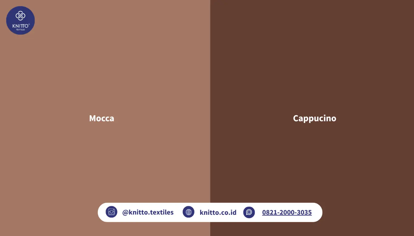 Perbedaan Warna Mocca dan Cappucino