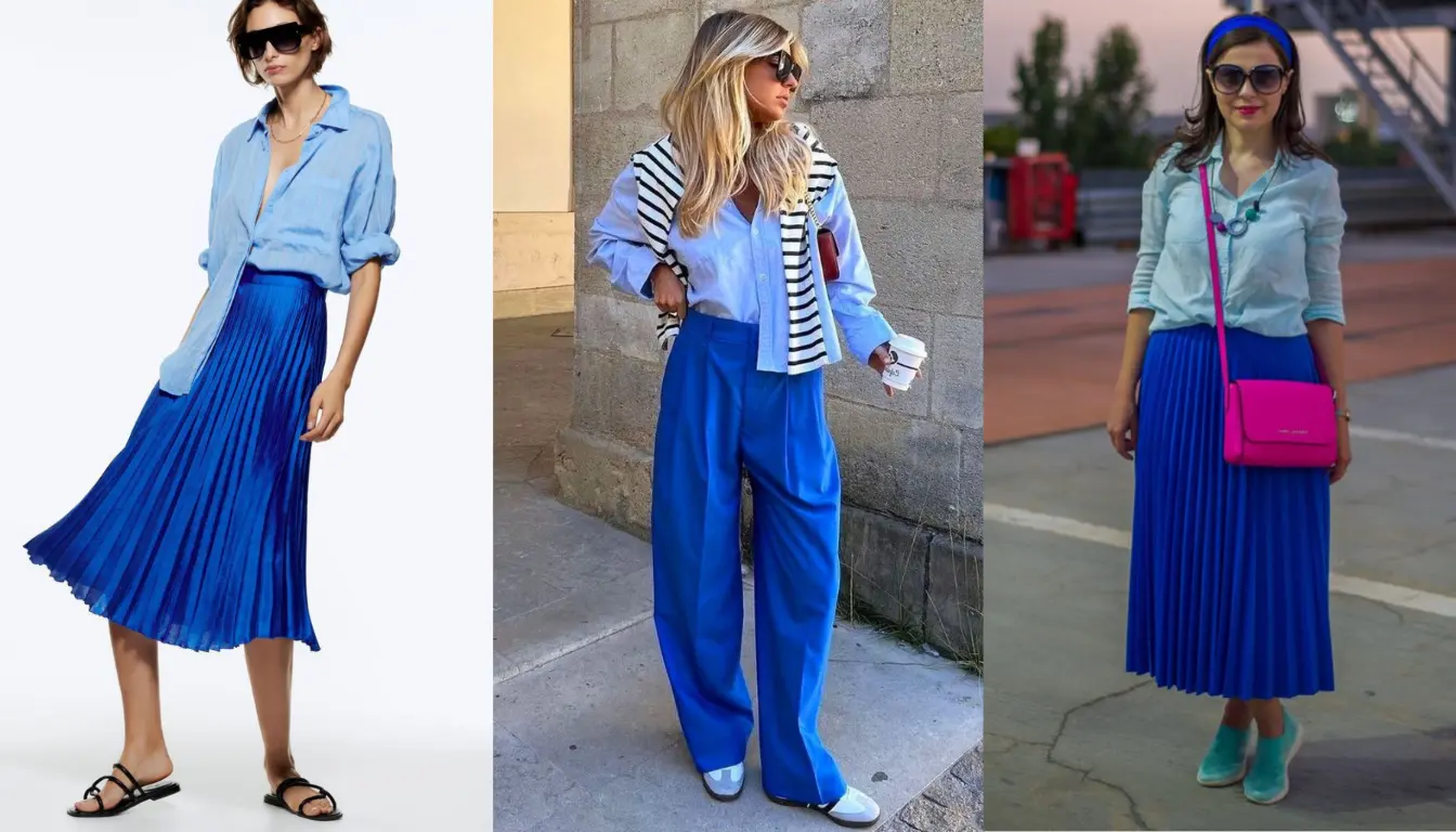 Perpaduan Electric Blue dan Sky Blue