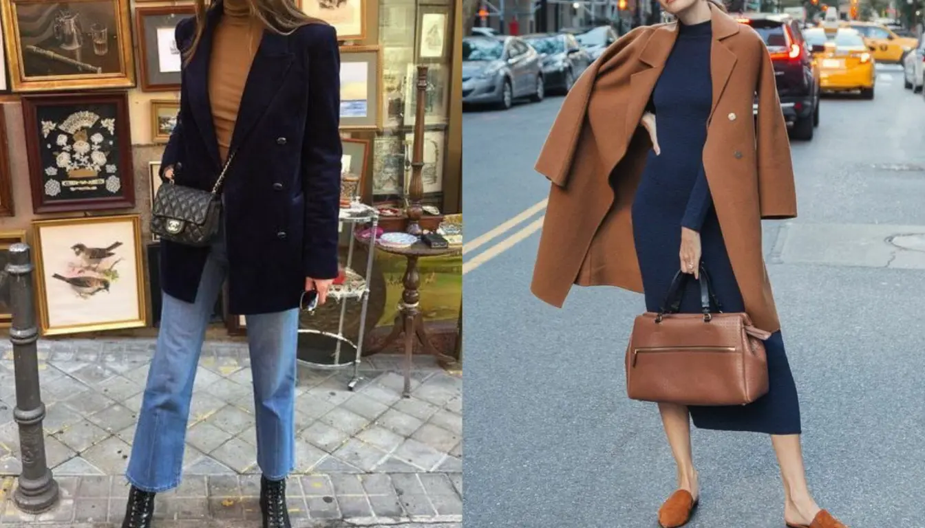 Perpaduan Cappucino dan Navy (sumber: pinterest)