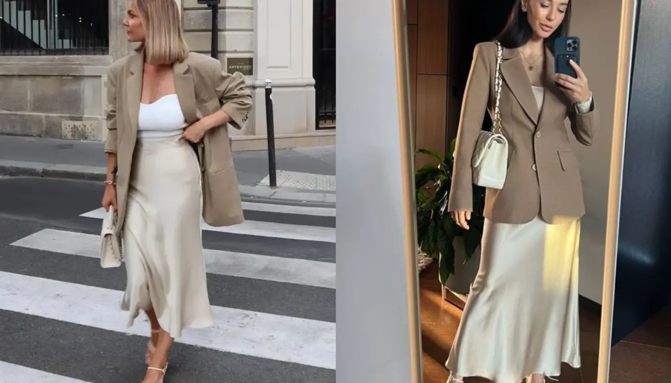 Perpaduan Champagne dan Khaki