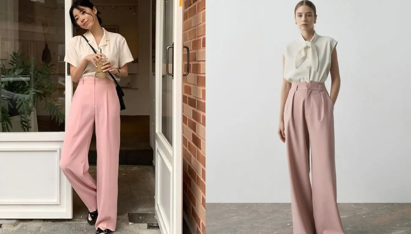Perpaduan Champagne dan Pink