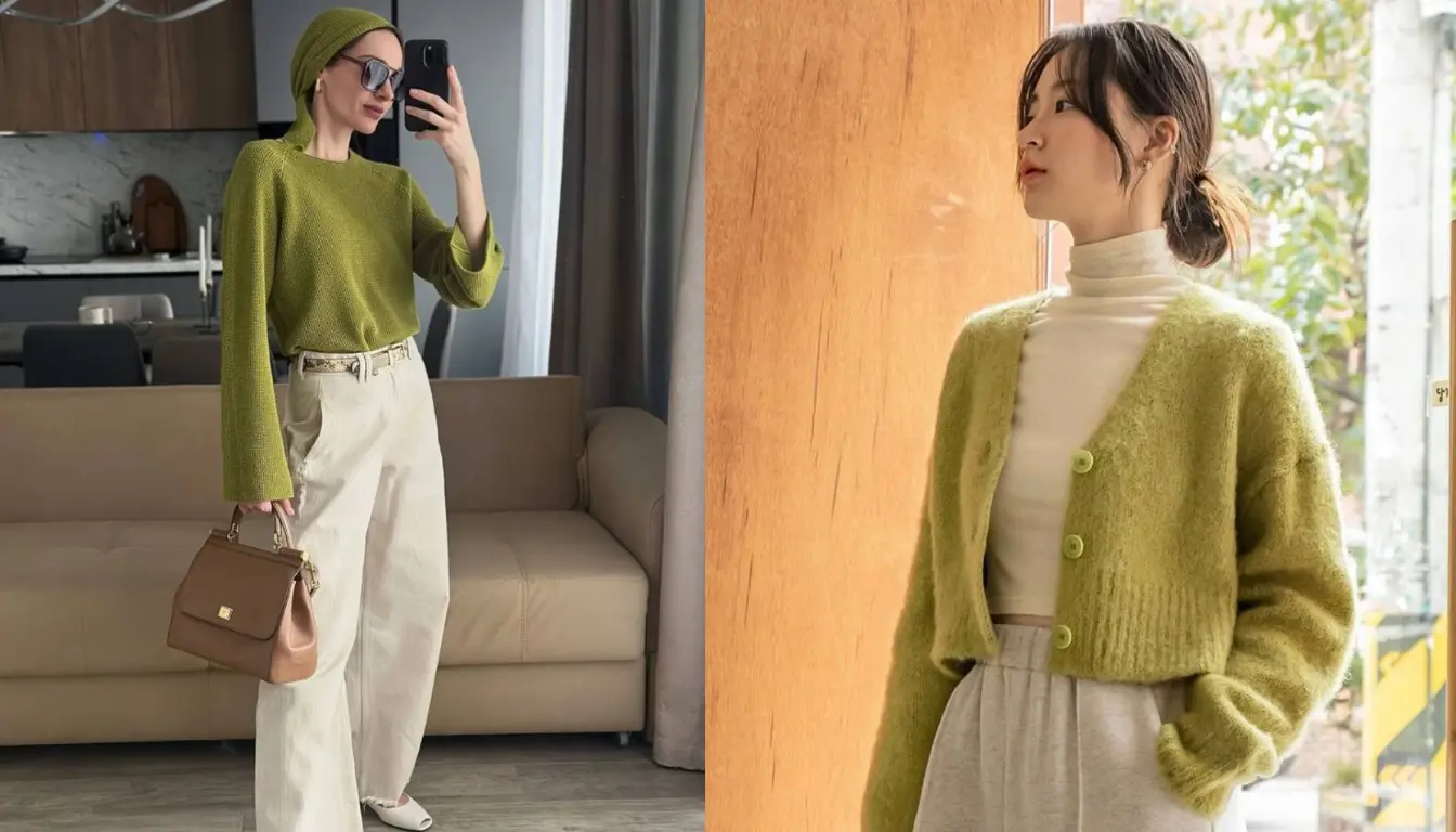 Perpaduan Matcha dan Beige Perpaduan Matcha dan Beige