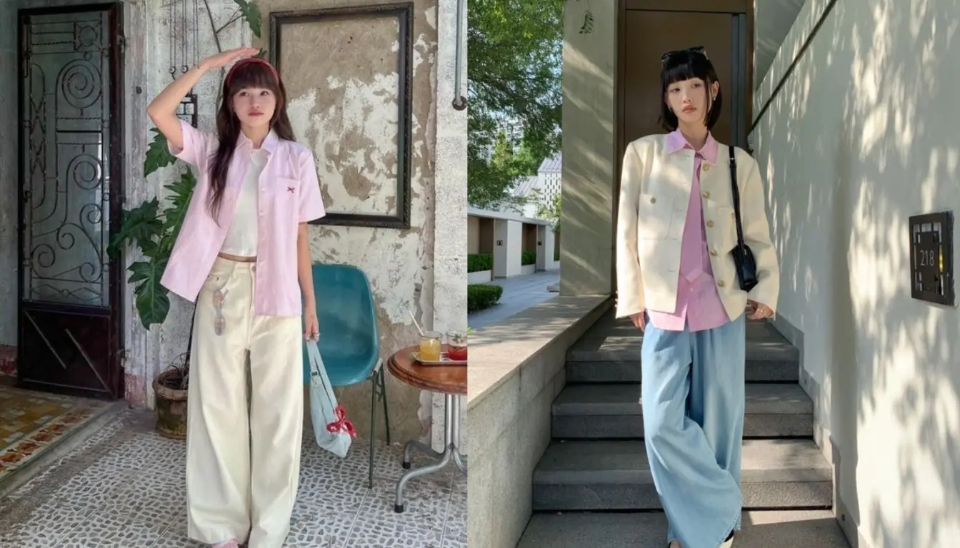 Perpaduan Soft Pink dan Cream Perpaduan Soft Pink dan Cream