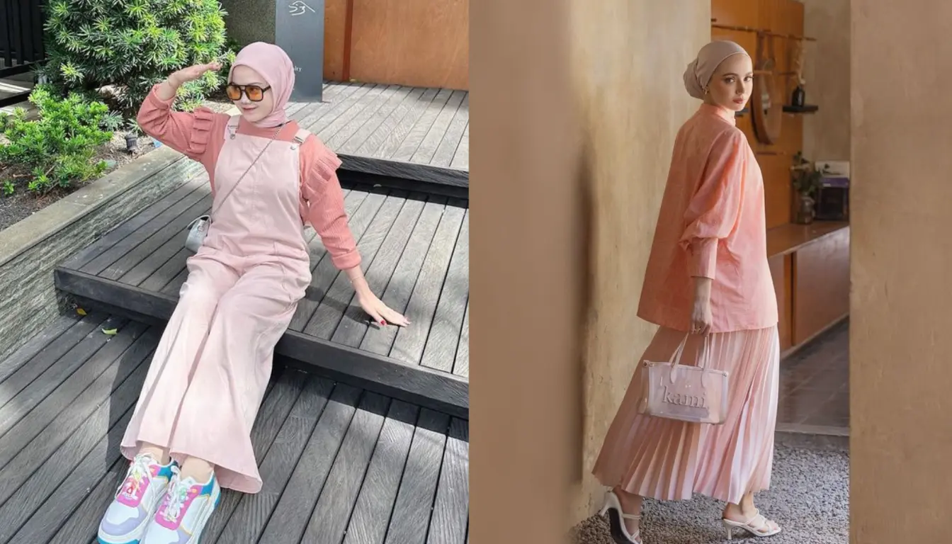 Perpaduan Soft Pink dan Peach Perpaduan Soft Pink dan Peach